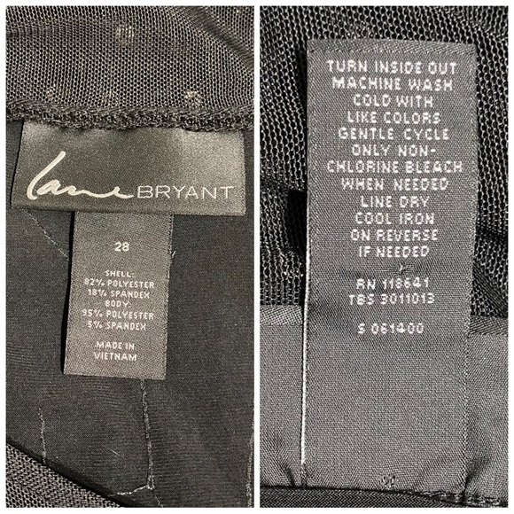 Lane Bryant Women’s Plus Size Black Sleeveless Sequin Party Lined Dress, Size 28 - Picture 8 of 8